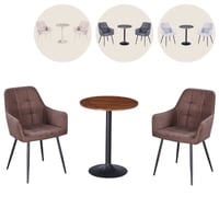 طقم طاولة وكرسيين عدة ألوان