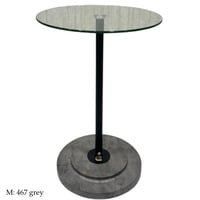 طاولة خدمة خشب وزجاج عدة ألوان