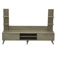 طاولة تلفزيون مع أرفف عدة ألوان 160 سم