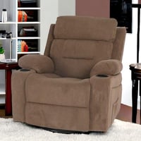 كرسي استرخاء هزاز دوار بني