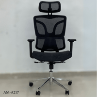 كرسي مكتب دوار وثابت فخم لون اسود