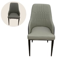 كرسي طعام جلد عدة ألوان