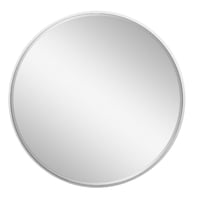 طقم 2 مرايا ضد الكسر 80 سم فضي