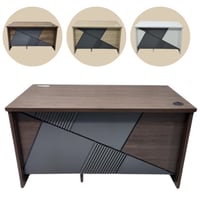 طاولة مكتب مودرن 140و120سم عدة الوان