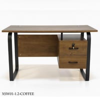 مكتب مع ادراج 120و140 سم عدة الوان