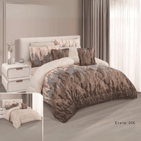 طقم مفرش مشجر نفرين ونفر مودرن عدة الاوان