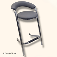 كرسي بار جلد مودرن عدة الوان