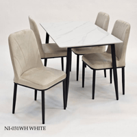 طقم طاولة طعام بورسلان 6و4 كراسي عدة ألوان