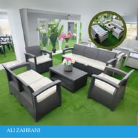 جلسة خارجية 7و8 اشخاص عدة الوان