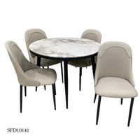 طقم طاولة طعام و4 كراسي عدة موديلات عدة الوان