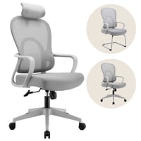 كرسي مكتب فخم لون أبيض متعدد الأشكال