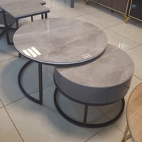 طقم طاولات بورسلان مع درج