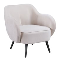 كرسي قماش بيج