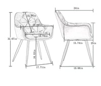 كرسي مخمل عدة ألوان