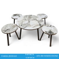 طقم طاولات وسط تركي عدة الوان