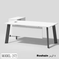 طقم مكتب مع سكرتارية مقاس 140و160 سم