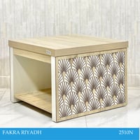 طاوله مكتب لون خشبي