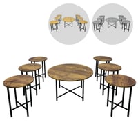 طقم طاولات وسط خشبي عدة الوان
