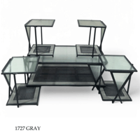 طقم طاولات قزاز وراتان عدة الوان