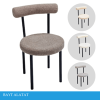 طقم 2كراسي كوفي وطعام بوكليه عدة الوان