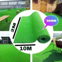 عشب صناعي أخضر الثخانة 10مم عدة مقاسات