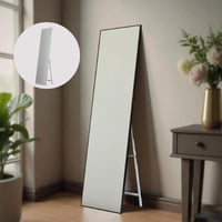 مرايا ستاند اسود وابيض مودرن 160 سم