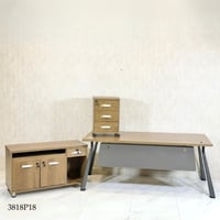 طقم مكتب عمل ميلامين بأرجل حديد 140و160و180 سم عدة...