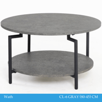 طاولة مودرن 80 سم رمادي