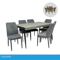 طقم طاوله طعام 6و4كراسي عدة الوان