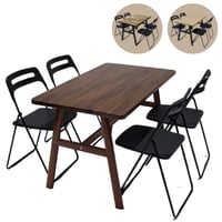 طقم طاولة و 4 كراسي عدة ألوان