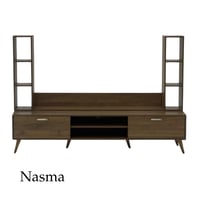 طاولة تلفزيون مع أرفف عدة ألوان 160 سم