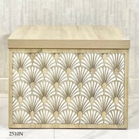 طاوله مكتب لون خشبي