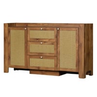 بوفيه مودرن لون خشبي غامق