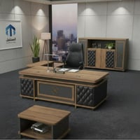 طقم مكتب جلد مع دولاب عدة الوان ومقاسات