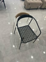 طقم 4 كراسي خارجية لون أبيض