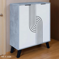 خزانة أحذية بابين عدة الوان