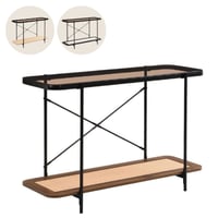 مدخل زجاج وخشب عدة ألوان