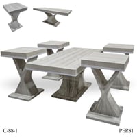 طقم طاولات خشب عدة الوان