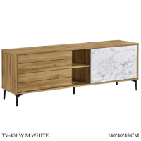 طاولة تلفزيون خشبي مقاس 140و160و180و200 سم