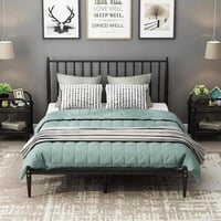 سرير أسود فخم مقاس 190*120 سم