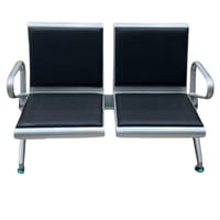 كرسي انتظار ثنائي جلد