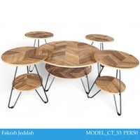 طقم طاولات خدمة عدة ألوان