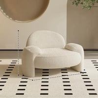 كرسي بوكليه أبيض فخم