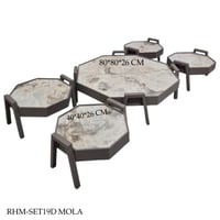 طقم طاولات تركي ارضي مودرن عدة الوان