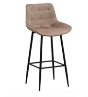 طقم 4 كرسي بار مخمل متعدد الألوان