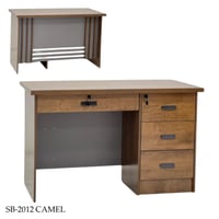 مكتب مع ادراج 120سم عدة الوان