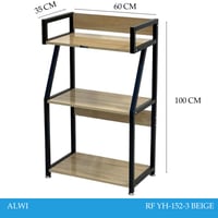 طاولة أرفف عدة ألوان