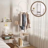 علاقة ملابس مع استاند عدة ألوان