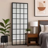 مرايا مودرن مقاس 180سم لون اسود