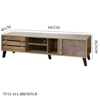 طاولة تلفزيون 140و160و180و200 سم خشبي